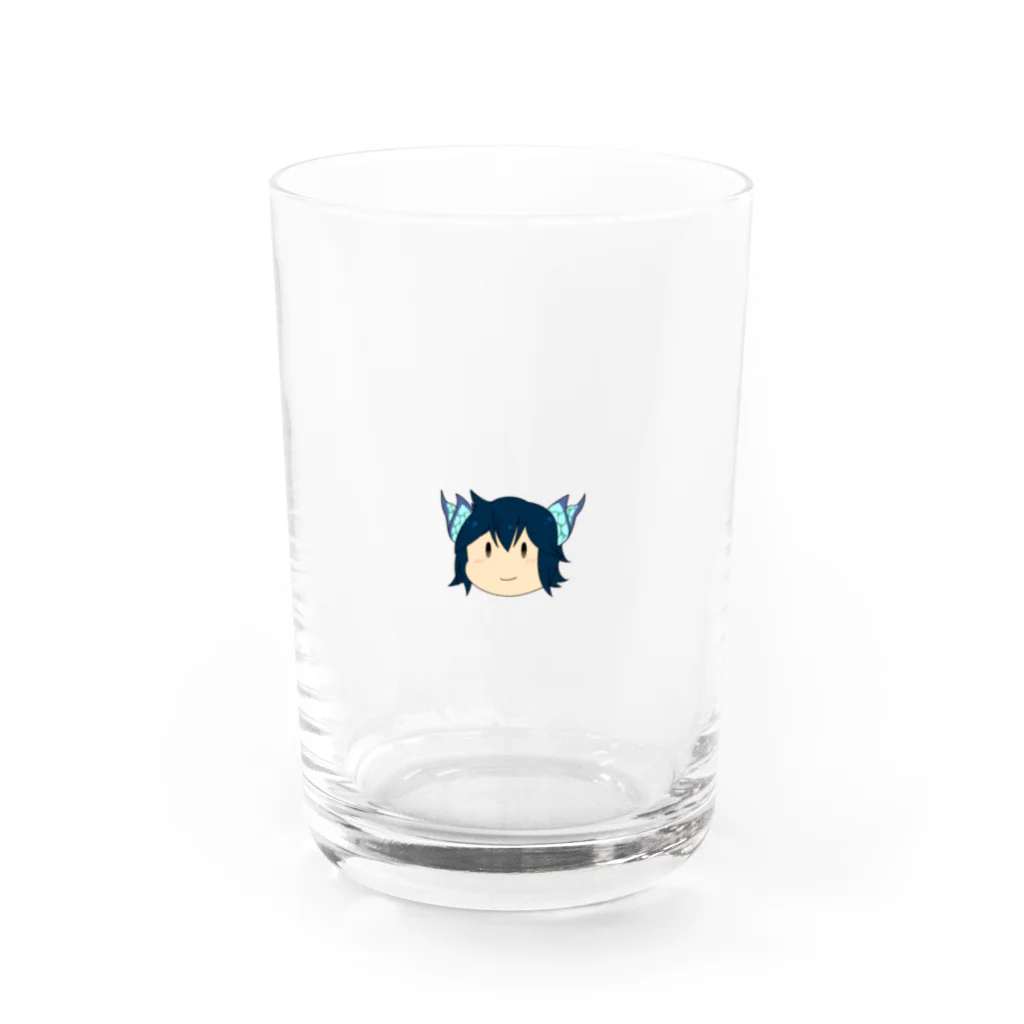 本日も晴天なりの天琴 Water Glass :front