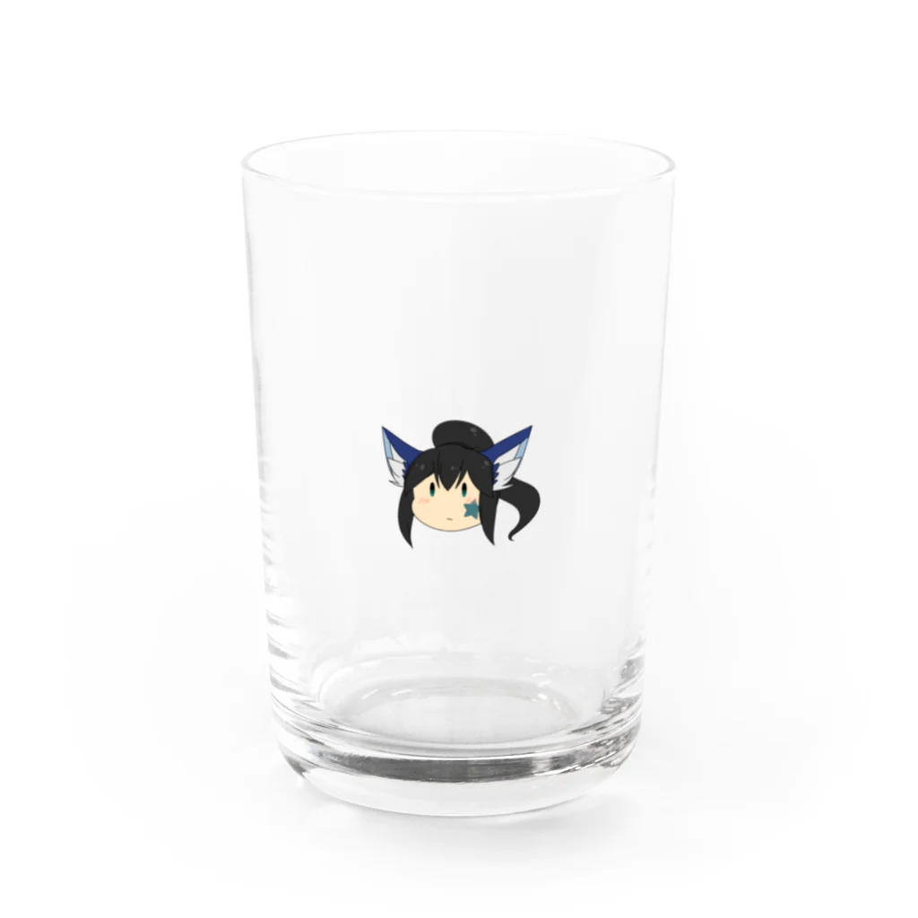 本日も晴天なりの星火 Water Glass :front