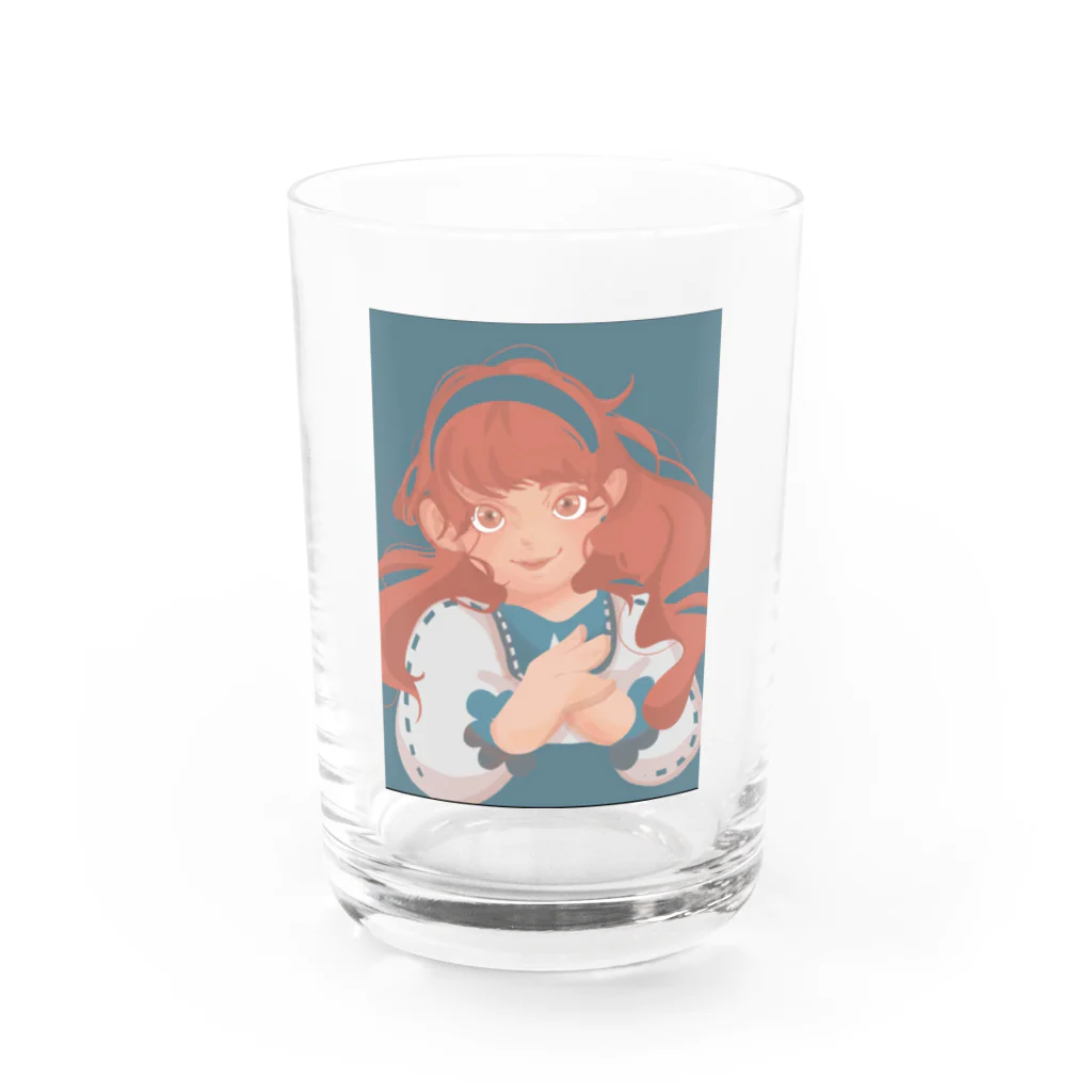 MINiの女の子 Water Glass :front