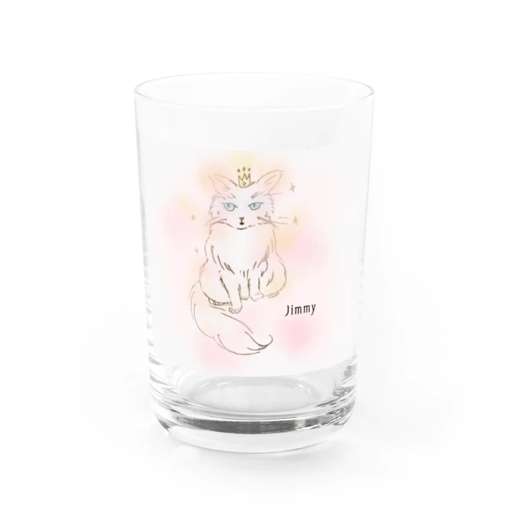 Nonoji Jの白のプリンセス Water Glass :front