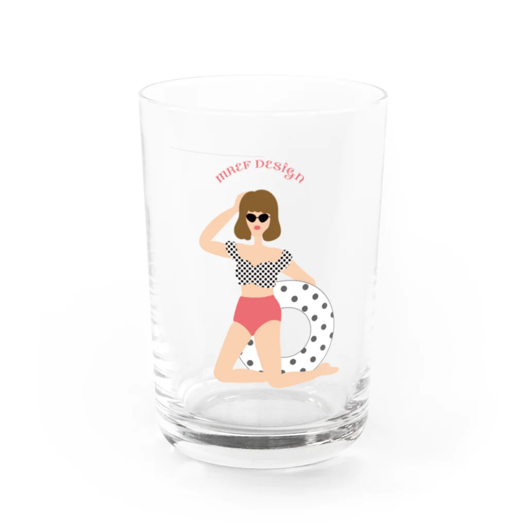 フカツ マリエのおしゃサングラス女子 Water Glass :front