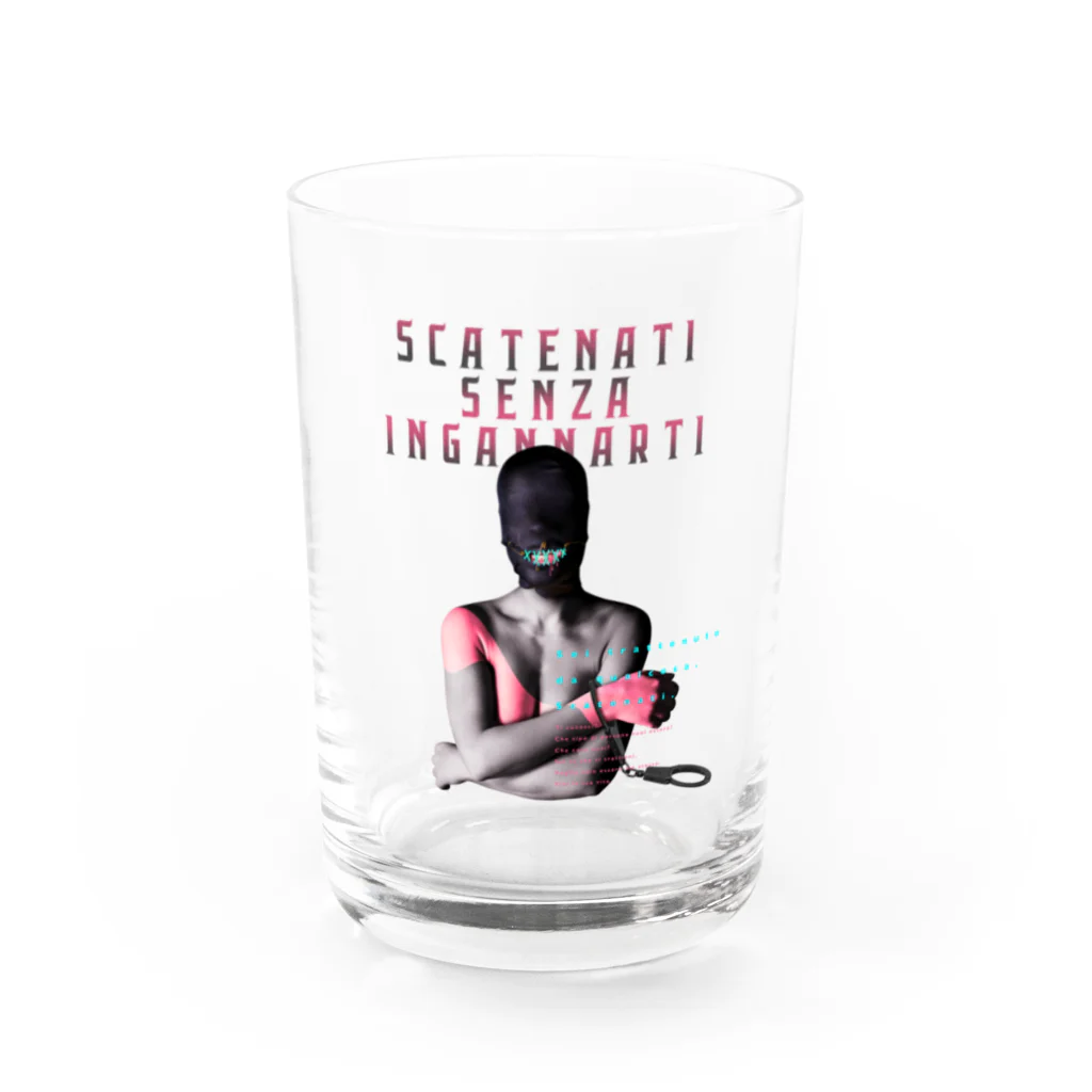 UNIREBORN WORKS ORIGINAL DESGIN SHOPのSCATENATI SENZA INGANNARTI Water Glass :front