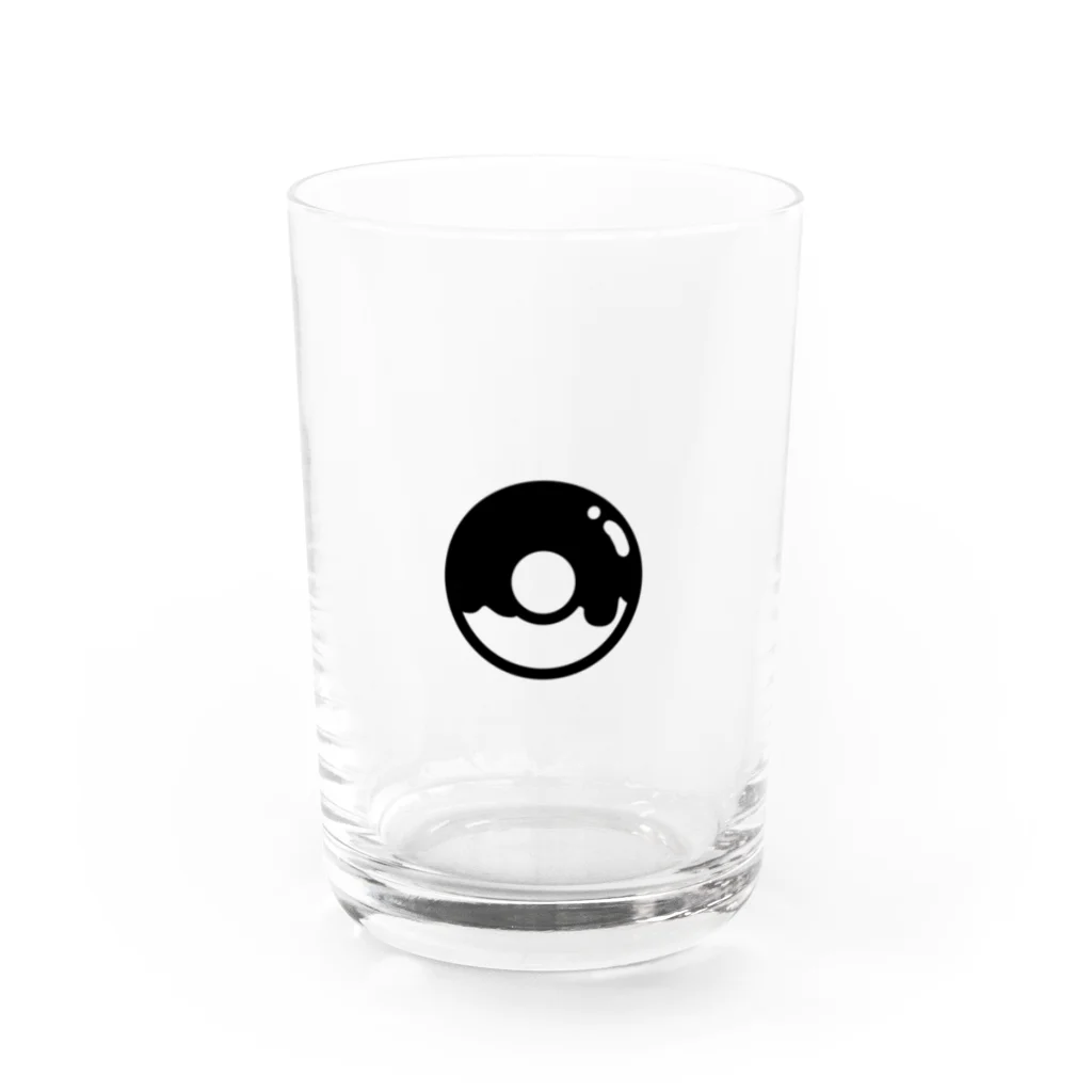 居酒屋のピクトグラムちゃん「ドーナツ」 Water Glass :front