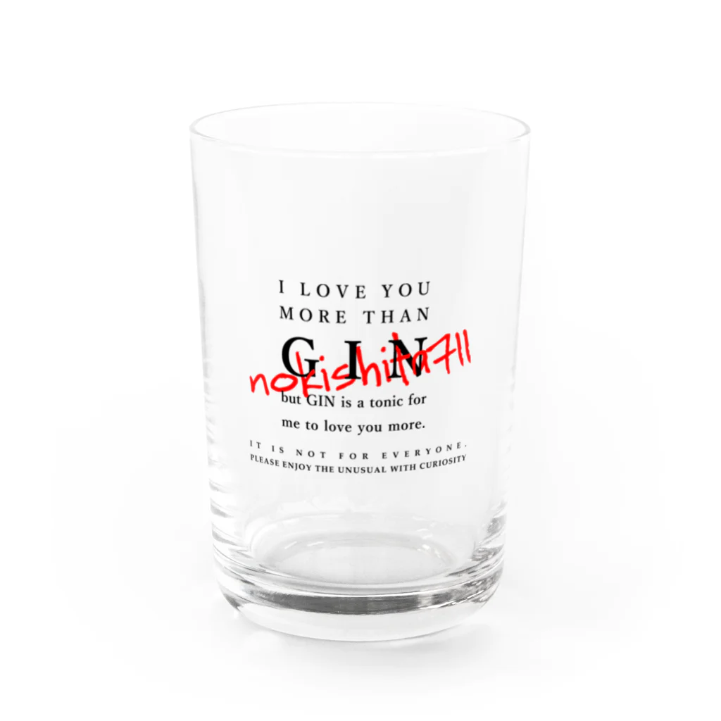 GT / Gin & T-shirtsのG&T 16 Water Glass :front