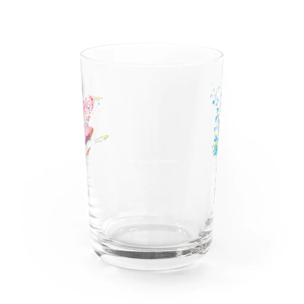 NAHO BALLET STUDIOの金平糖の精🍬と雪の精❄️ Water Glass :front