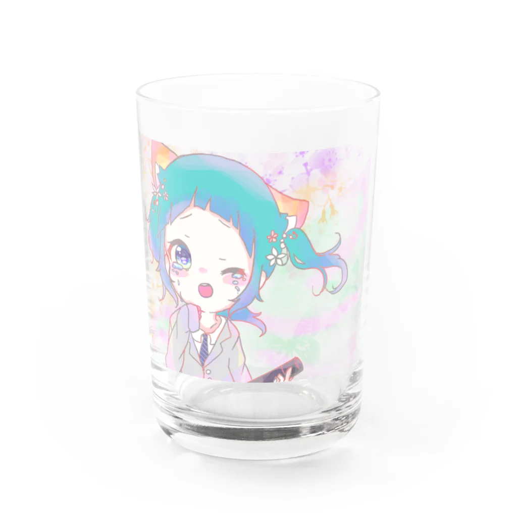 ゆきみかんのゆきは卒業 Water Glass :front