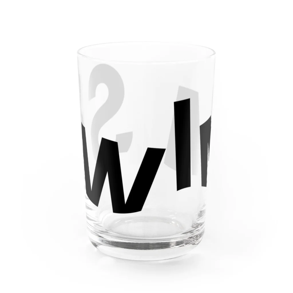 ロッキンプールのSink Swim Water Glass :front