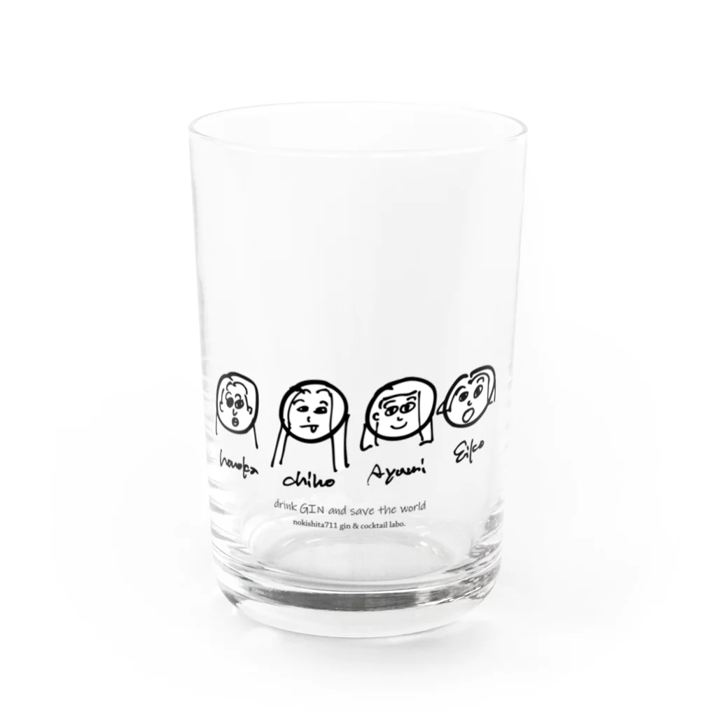 GT / Gin & T-shirtsのG&T 34 Water Glass :front