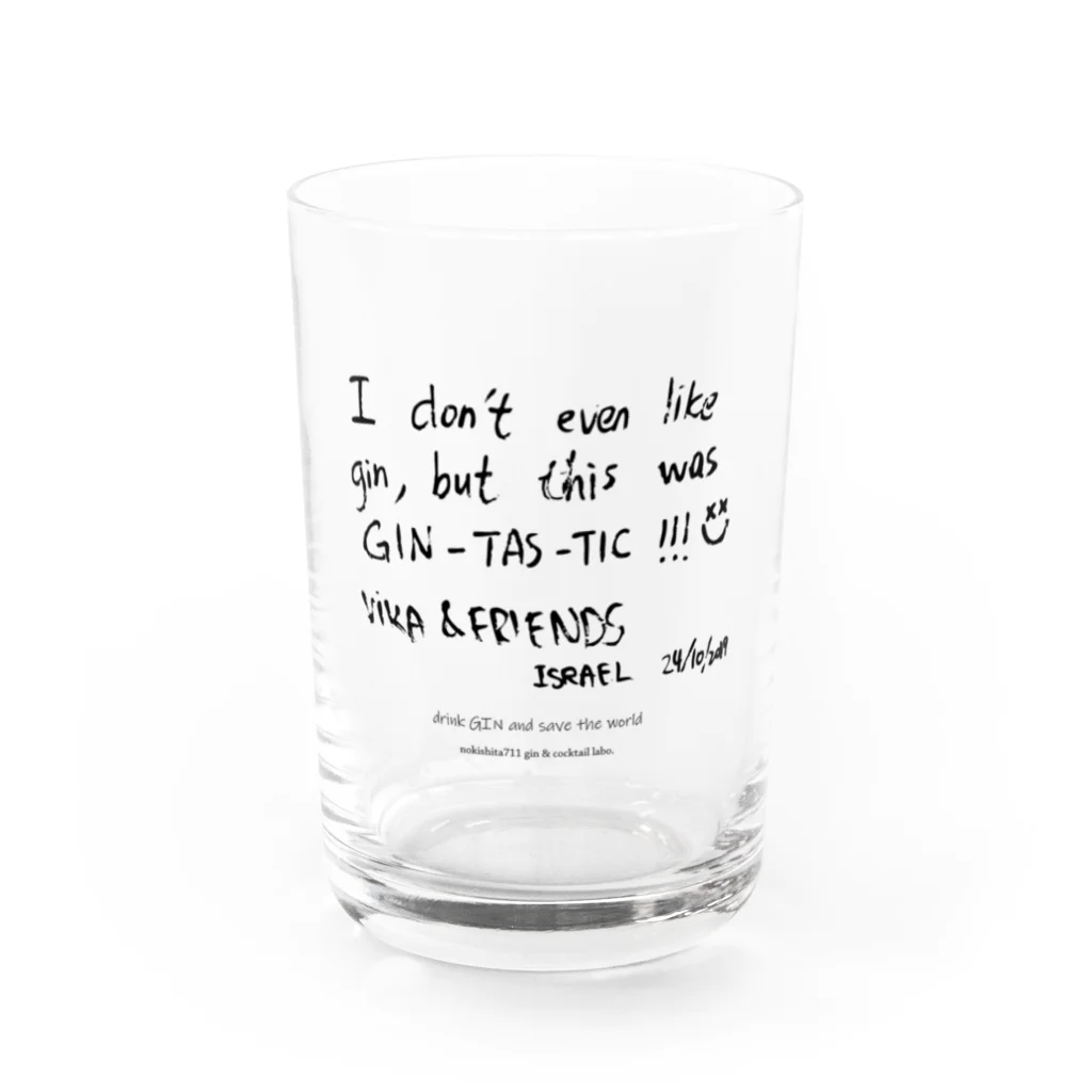 GT / Gin & T-shirtsのG&T 41 Water Glass :front