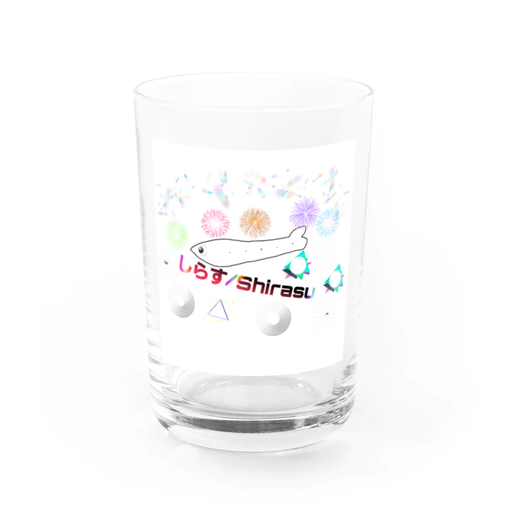 162円均一...ではないしらすのお土産屋のしらすグッズ Water Glass :front