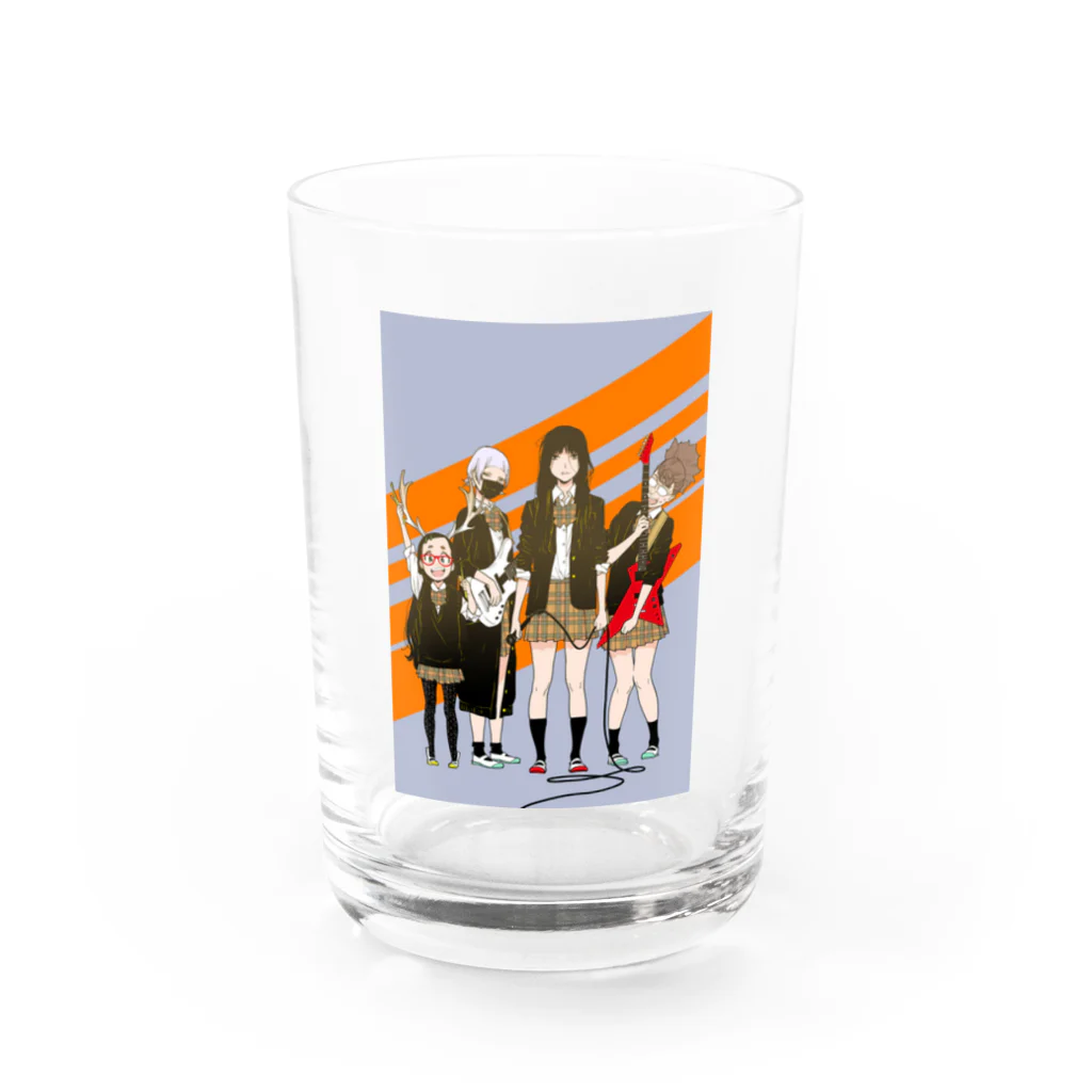 岸虎次郎　オトメの帝国18巻発売中のザ・クレイジーマンケンバンド Water Glass :front