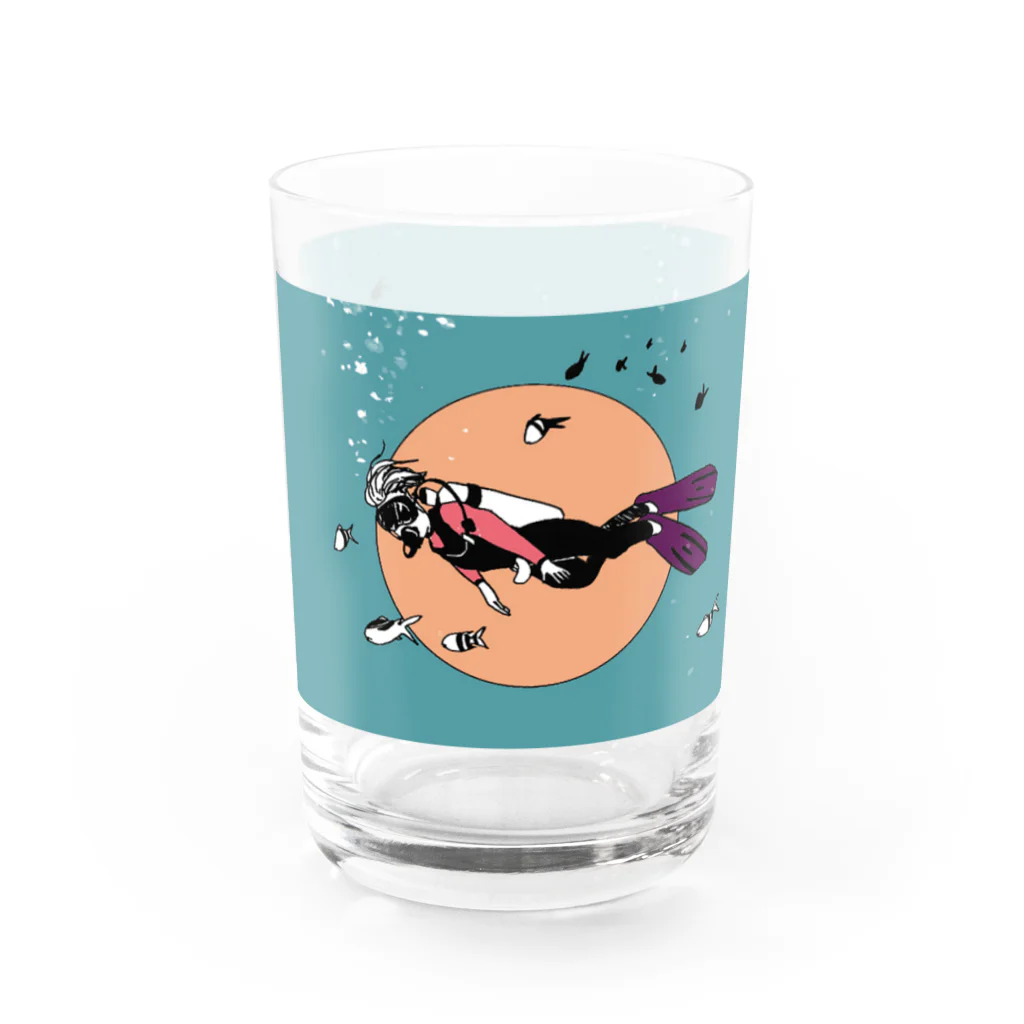 ◆ZUEの🐠Diving🐡 Water Glass :front