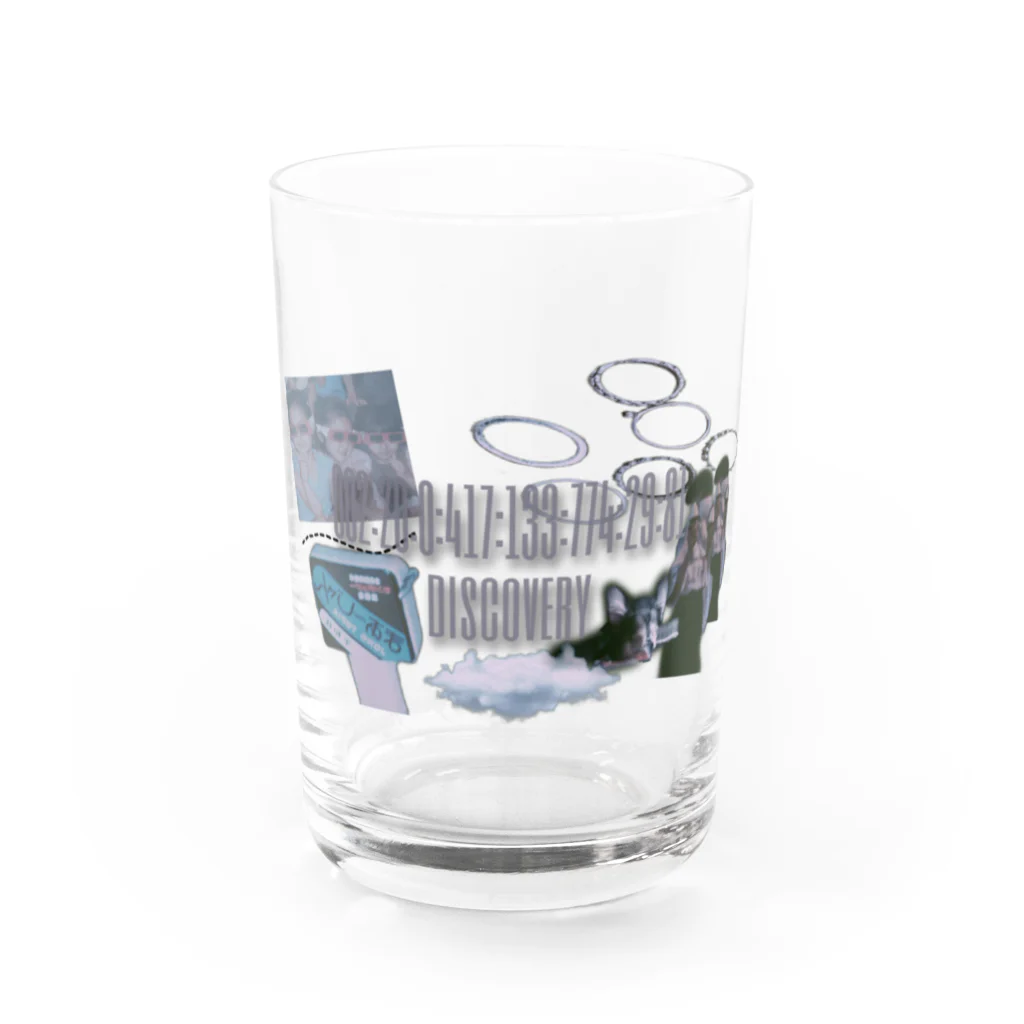 👀の著作権バッチリ Water Glass :front