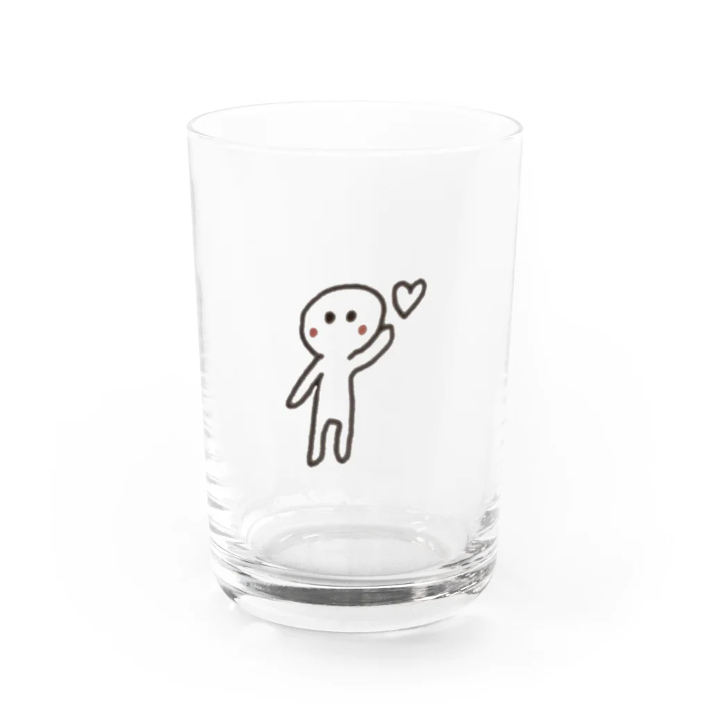 yu-xlahのまるちゃん Water Glass :front