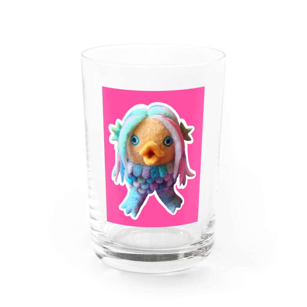 たんぽぽ工房のアマビエちゃん Water Glass :front