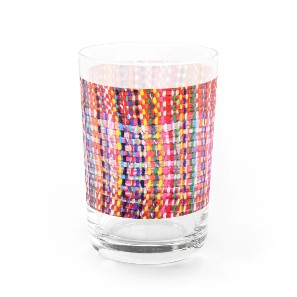 Hana Sungo　はなさんごのHand weaving-RW Water Glass :front