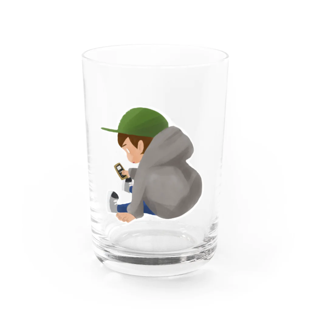 スキコソのタダボーツト Water Glass :front