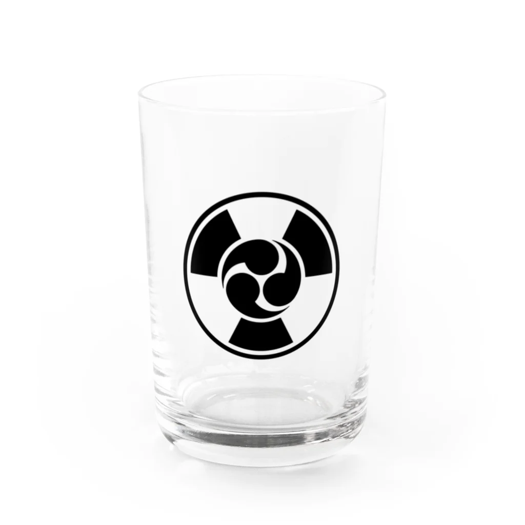 Y_NAKAJIMAの放射線に三つ巴 B Water Glass :front