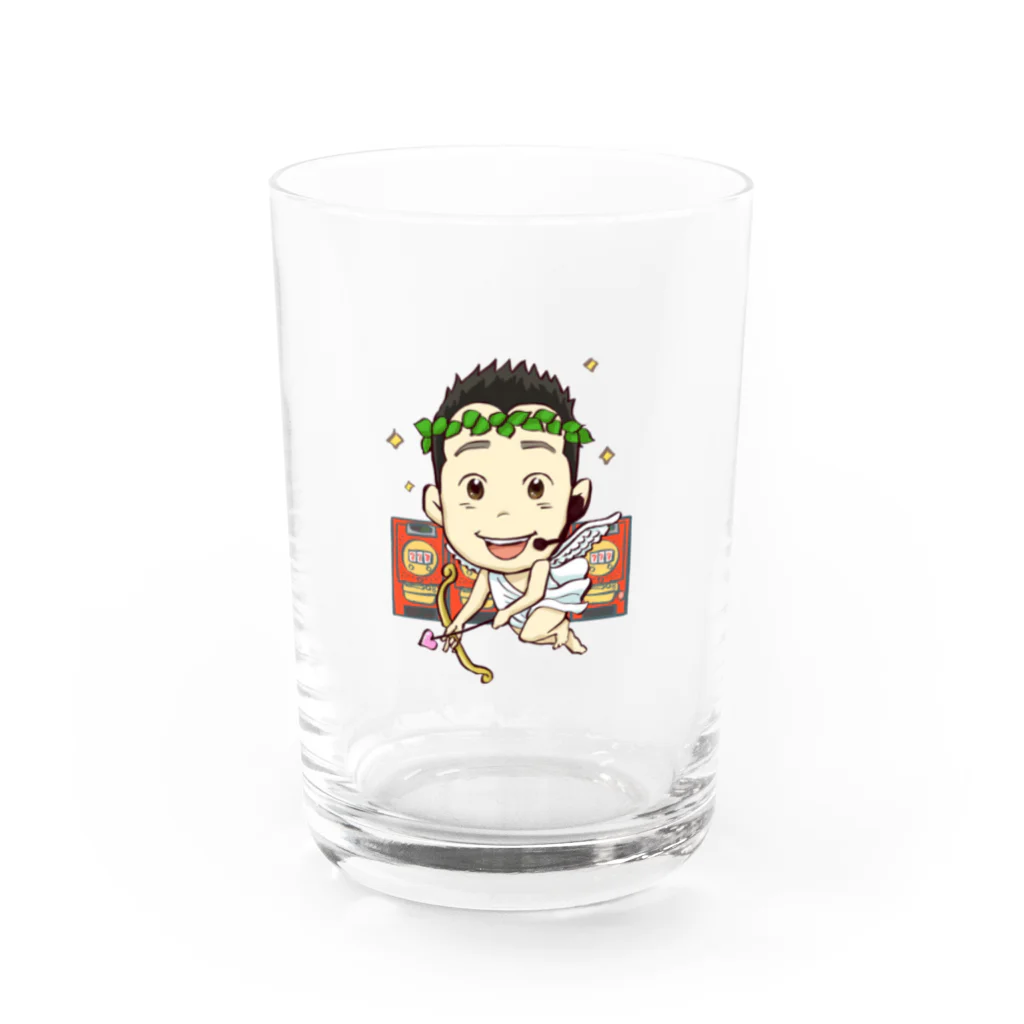 良太っしーのたっしーグラス Water Glass :front