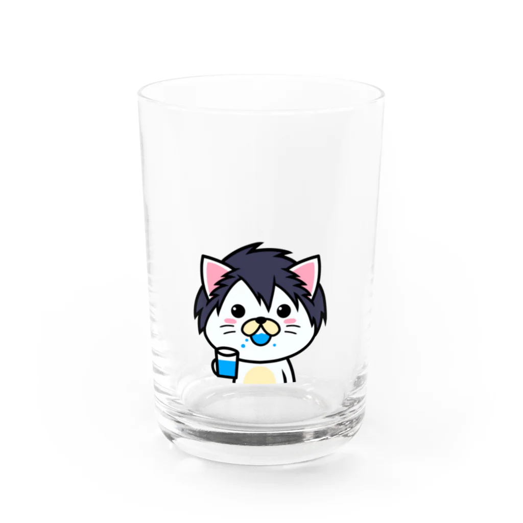 youのゆうにゃん Water Glass :front