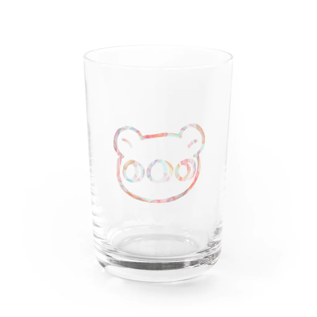 しろくま屋さんのパステルくま Water Glass :front