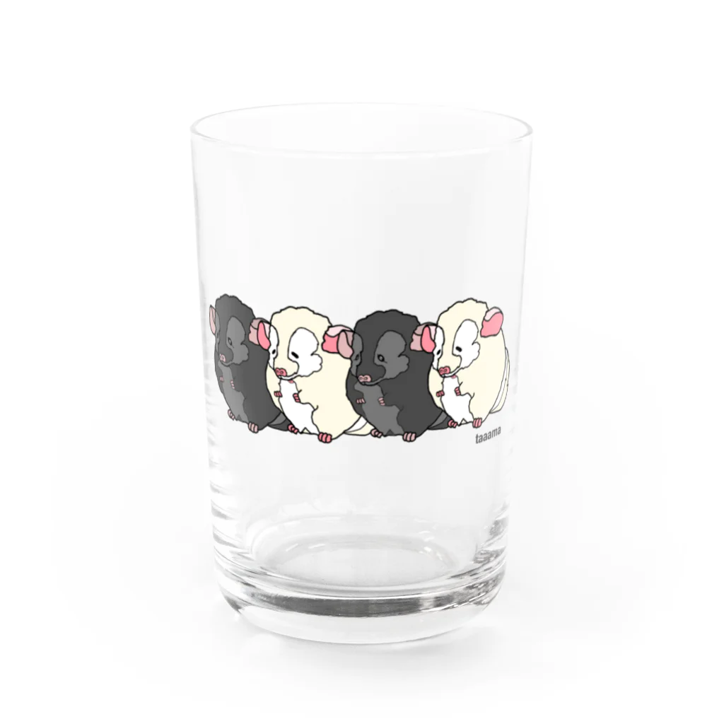 都会のくまねずみくん taaamaのチンチラフレンズ Water Glass :front