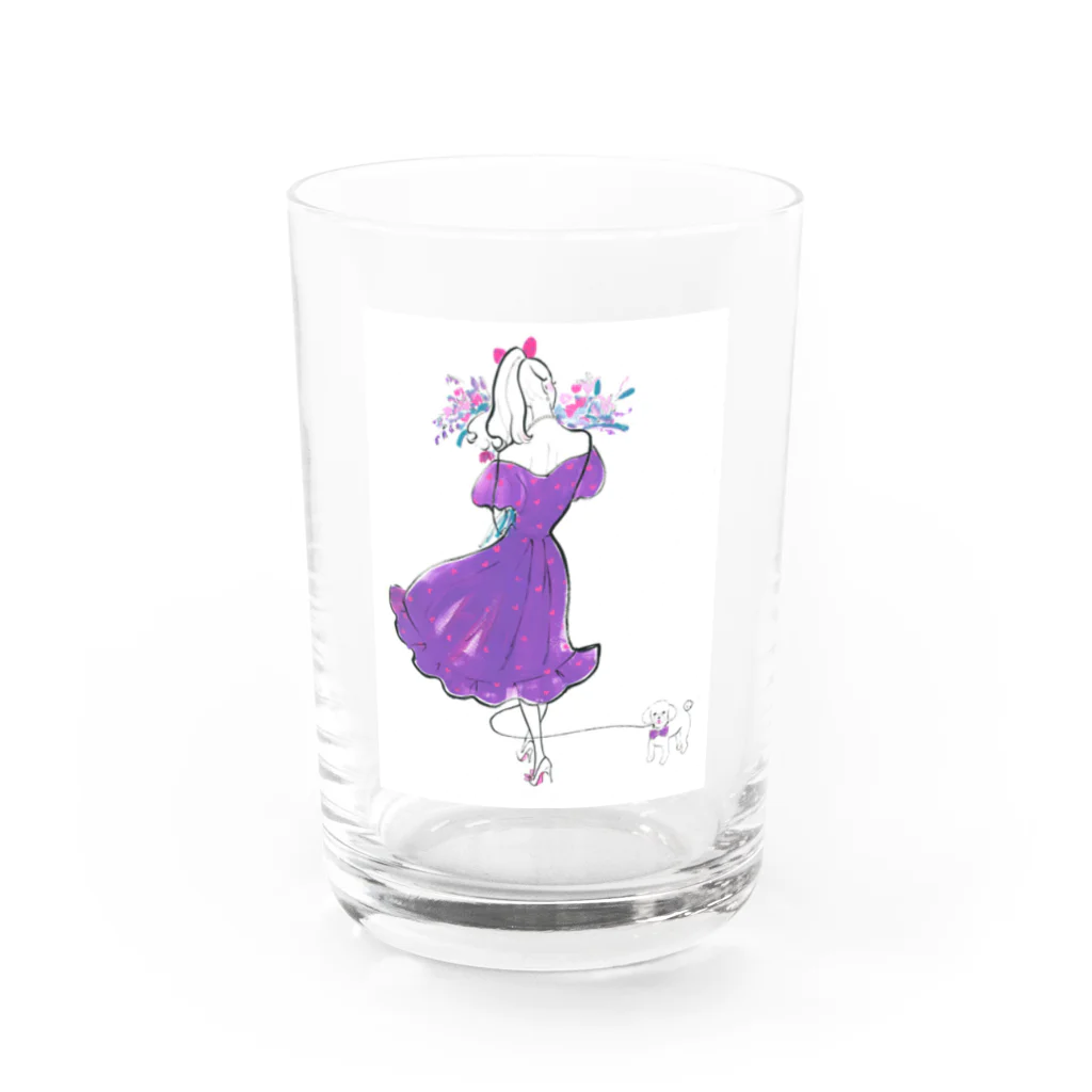 Jojo Yan | A Fashion Illustratorのフラワーアレンジに夢中 Water Glass :front