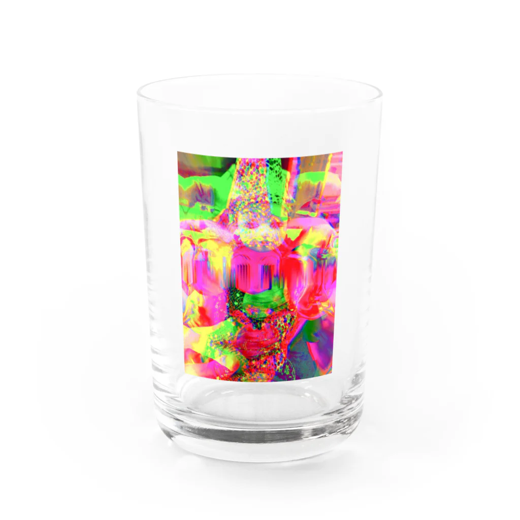 egg Artworks & the cocaine's pixの₵∅€Å|η≠￠₶₳η℘ Water Glass :front