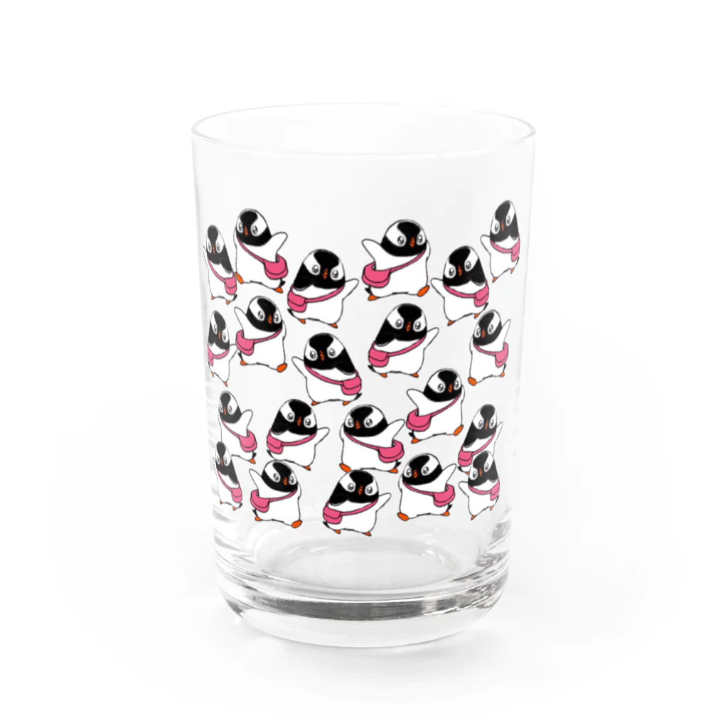 ヤママユ(ヤママユ・ペンギイナ)のあっちへこっちへプピゴン Water Glass :front