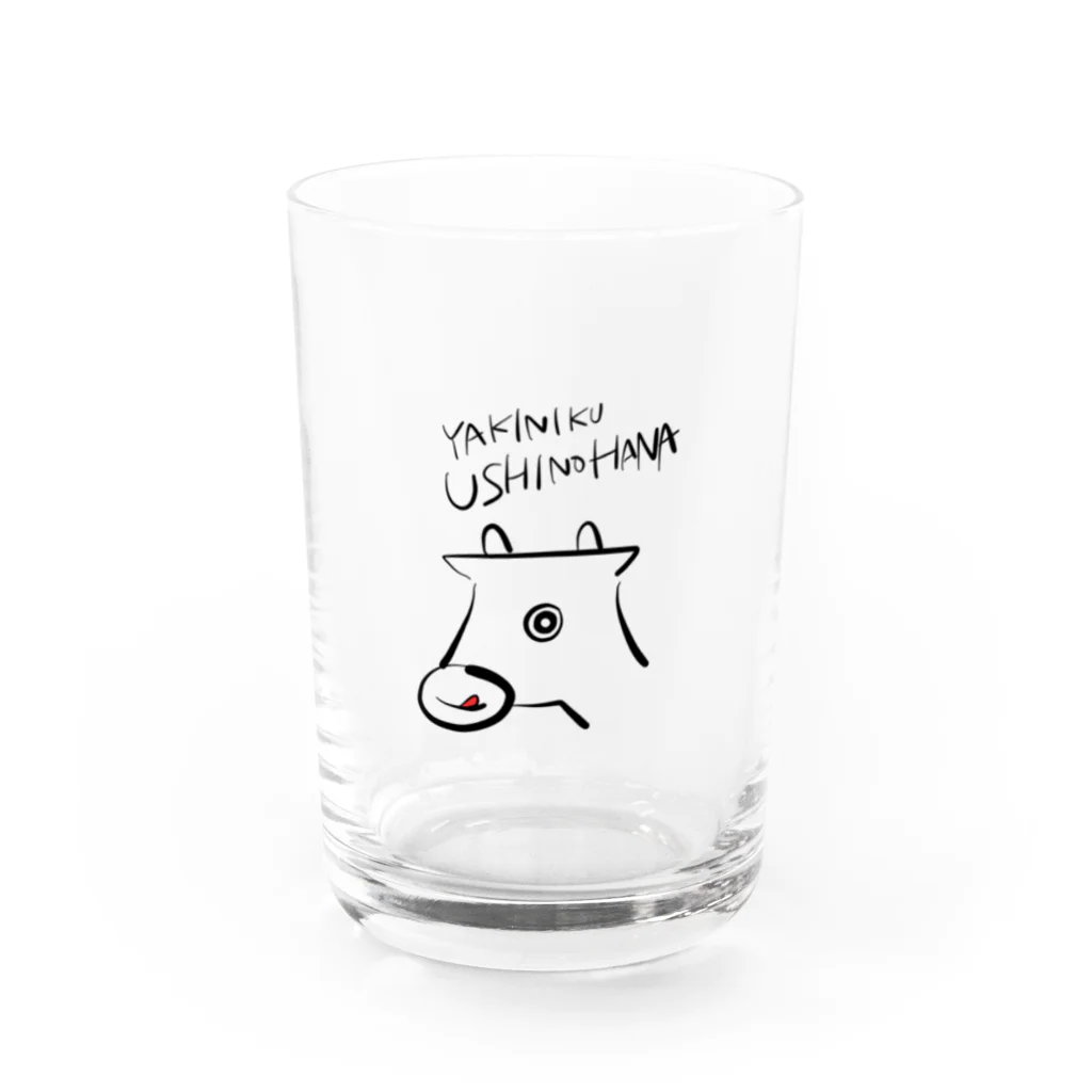 ushinohanaの牛の華グッズ Water Glass :front