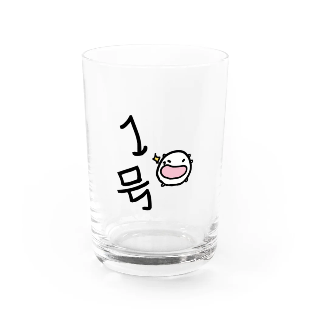 ダイナマイト87ねこ大商会の正義の味方にゃんだー１号 Water Glass :front