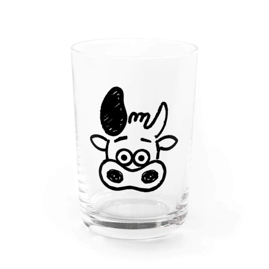 SIRCARSのRainのSIRCARSのうしくん Water Glass :front