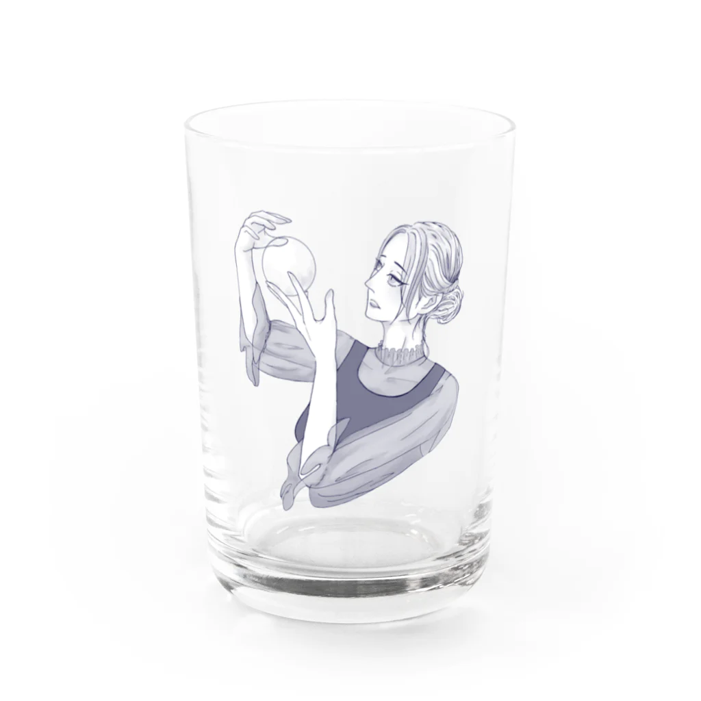 わおさきのCONTACT Water Glass :front