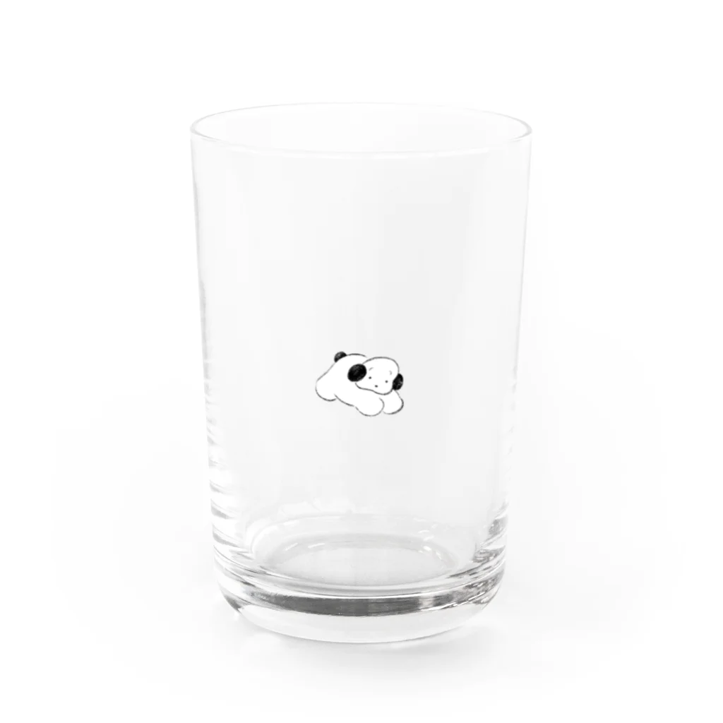 穂の湯のココモくん Water Glass :front
