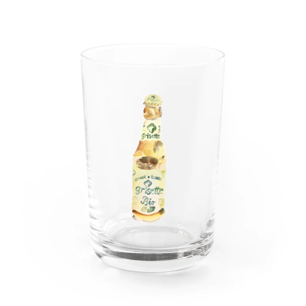 GAJUMARUのビール瓶 Water Glass :front