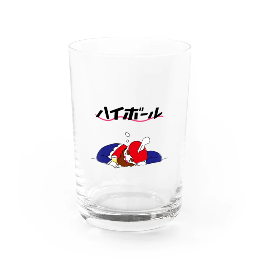 hikariのよっぱらいひげおじさんグラス Water Glass :front