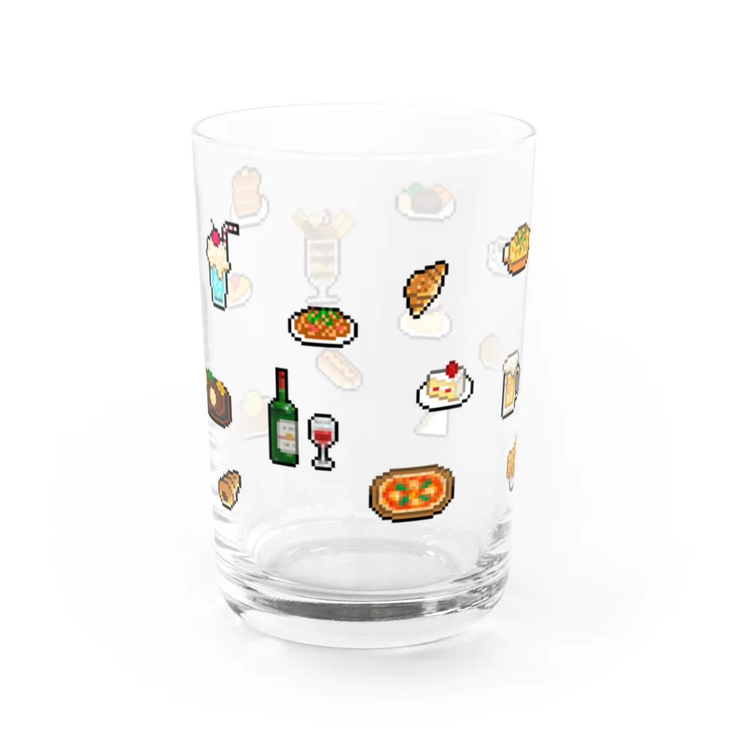 GAME-LABOの食べ物ドット絵 Water Glass :front