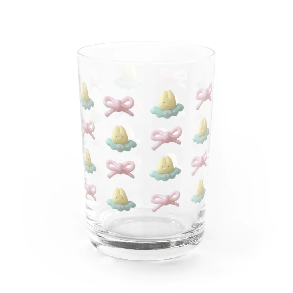 おぱんつうさぎのおぱんつうさぎとおりぼん Water Glass :front