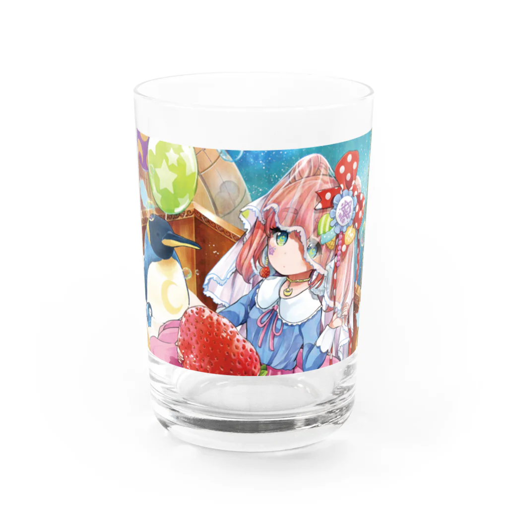 つるしまたつみのNEOきゃわいい Water Glass :front