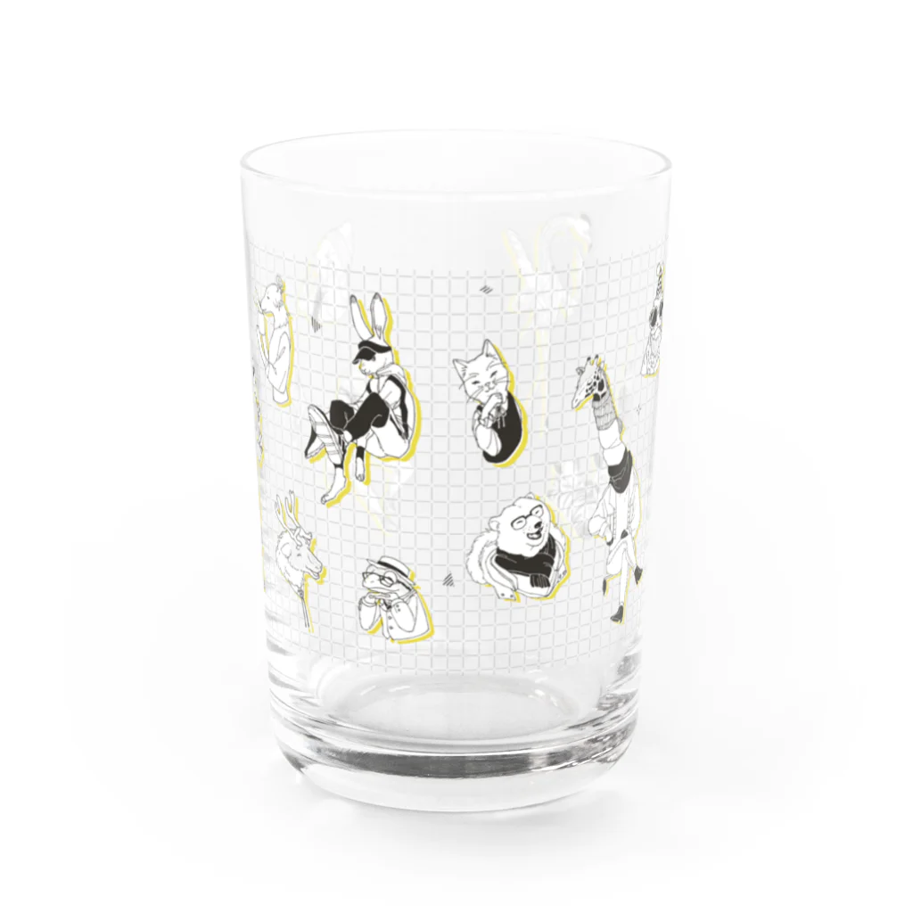 landのAnimalman Water Glass :front