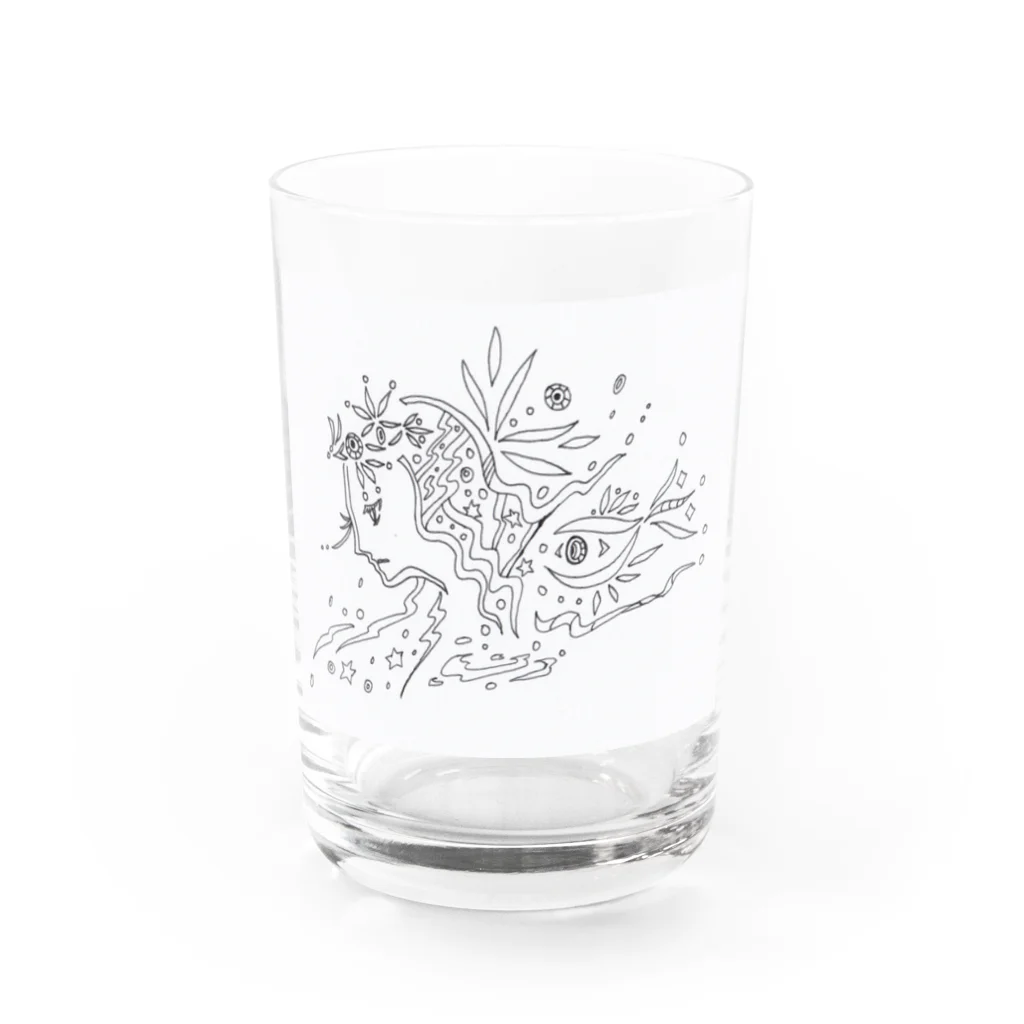 感情のイツエ Water Glass :front