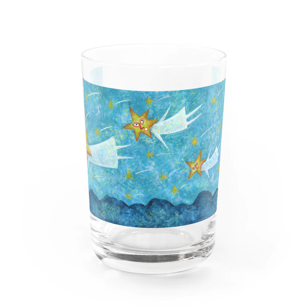 saorishinadaのStarry night Water Glass :front