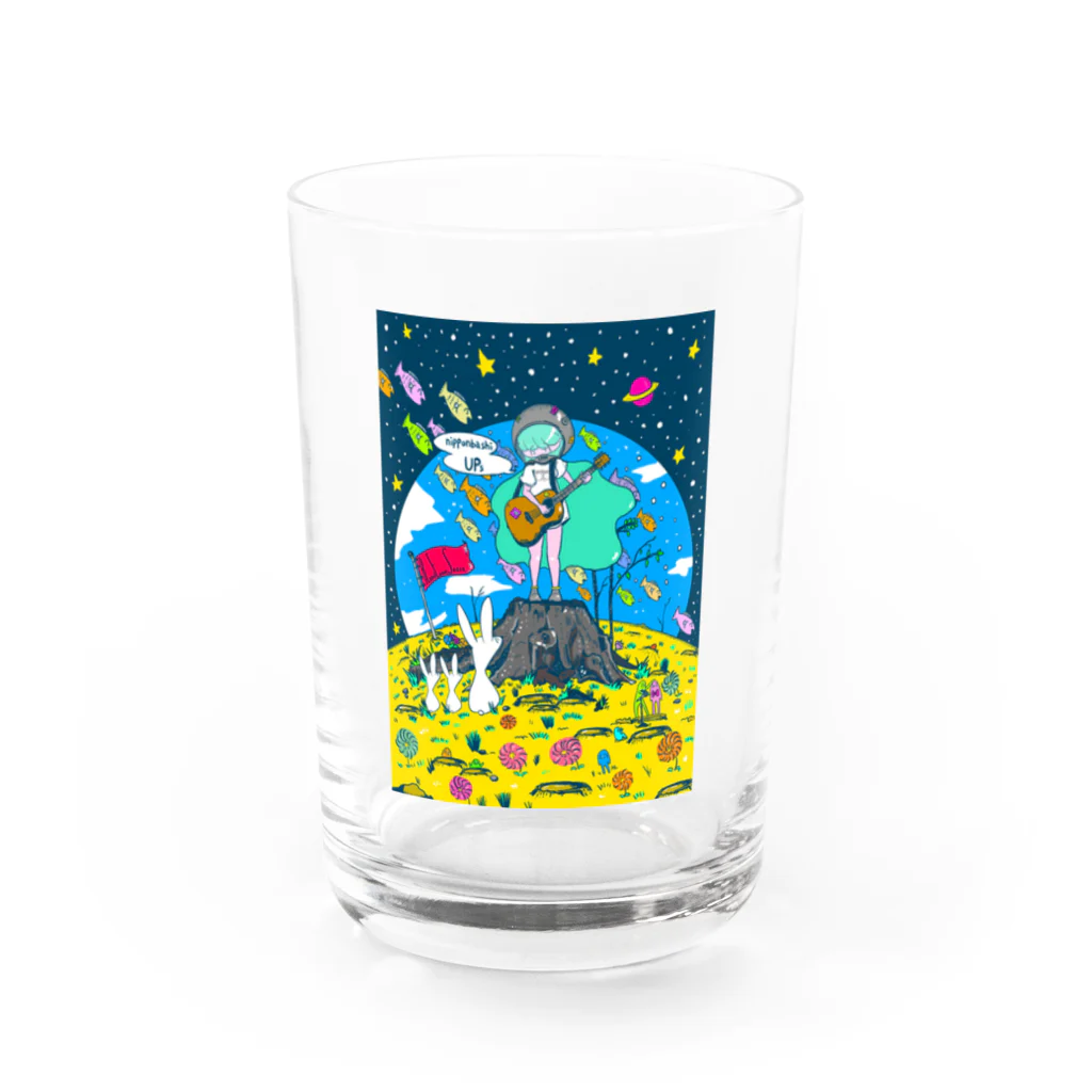 日本橋UPsの支援イラストフルカラーver. Water Glass :front