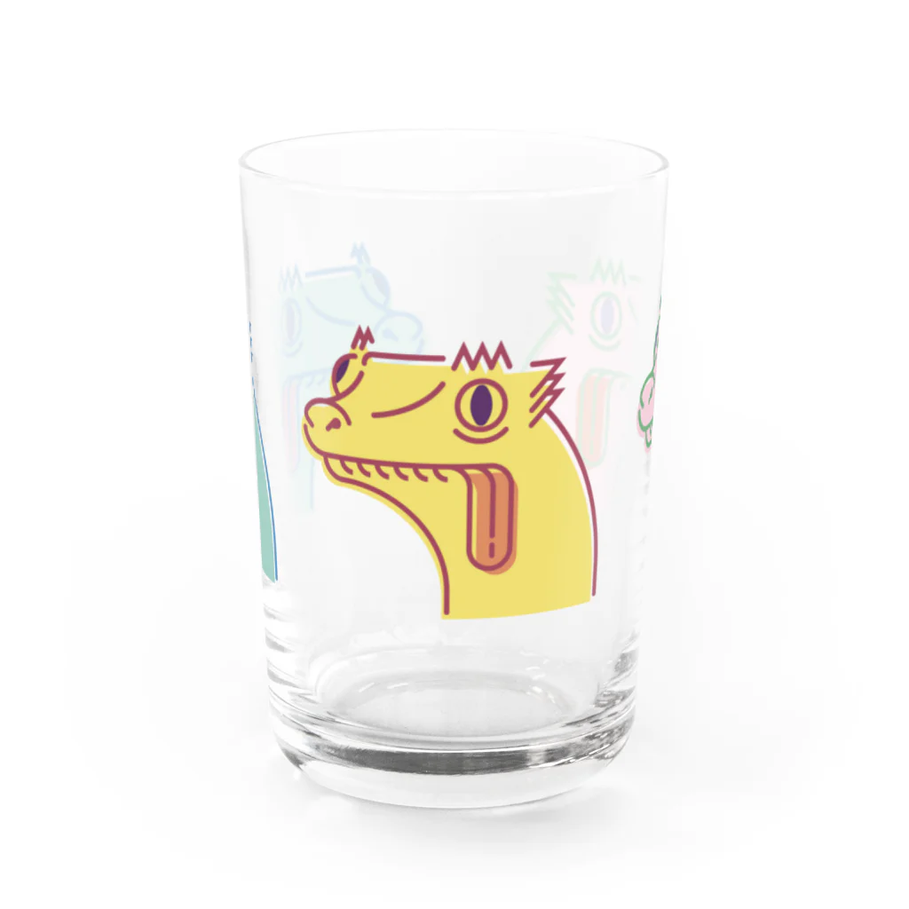 爬虫類グッズ メッサヌンサ - M.R.SのPOPクレス Water Glass :front