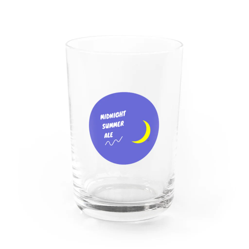 NOF.のMIDNIGHT SUMMER ALE Water Glass :front