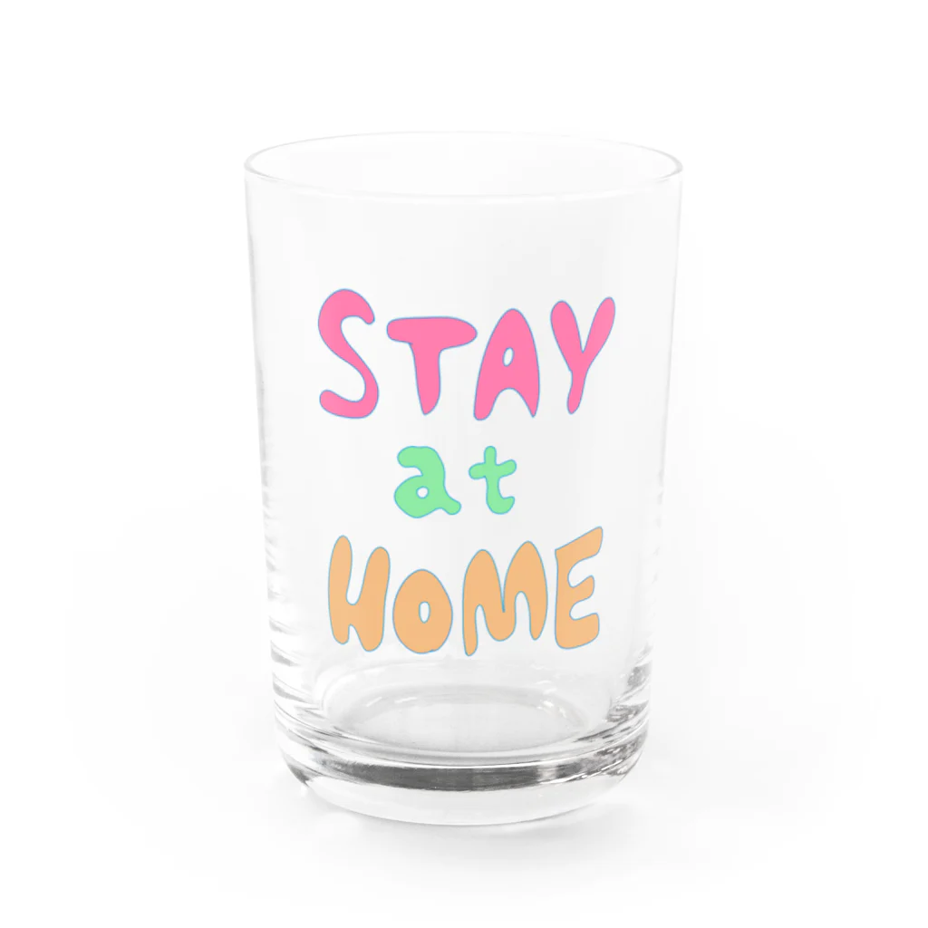 HAPPY MILK MARKETのSTAY at HOME Water Glass :front