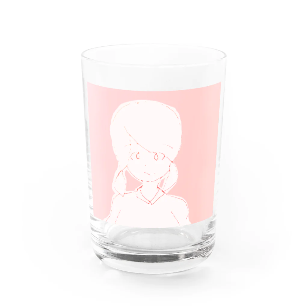 水草のナウ・ガール４１ Water Glass :front