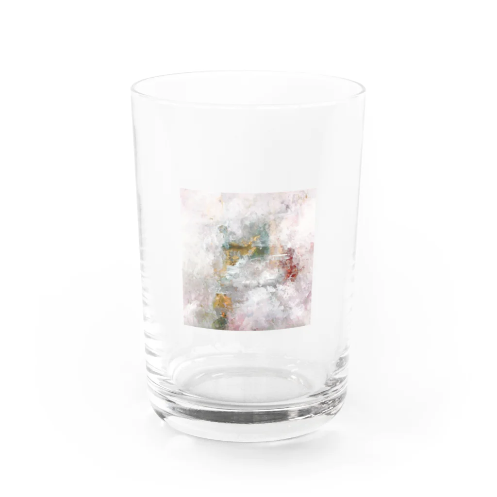 純情可憐のアクリル画　桜 Water Glass :front