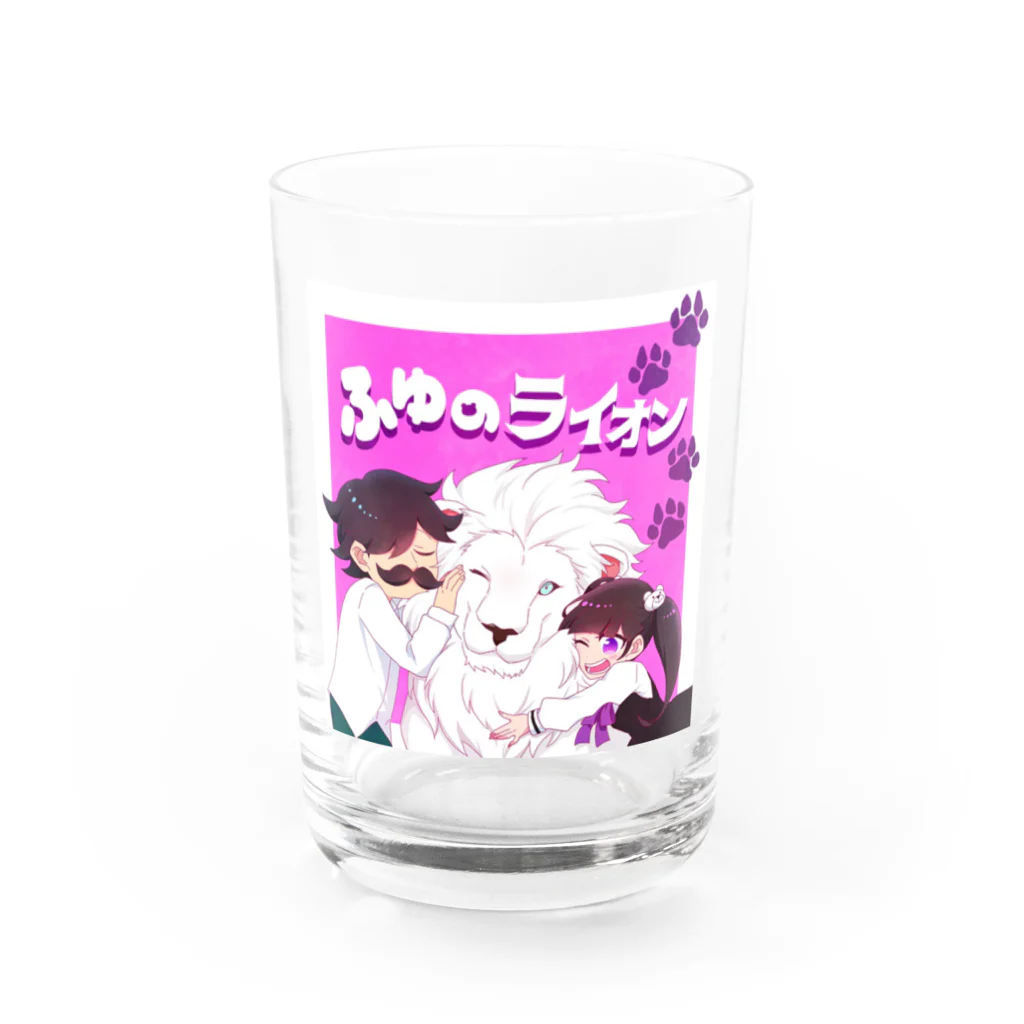 ふゆらいのライオンのふゆのライオン Water Glass :front