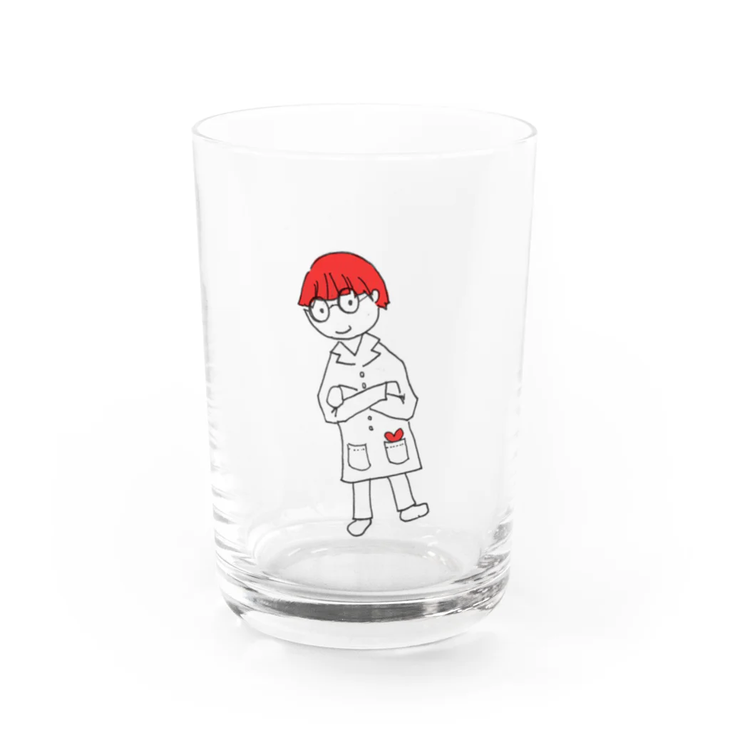 水仙舎のいいねさん Water Glass :front